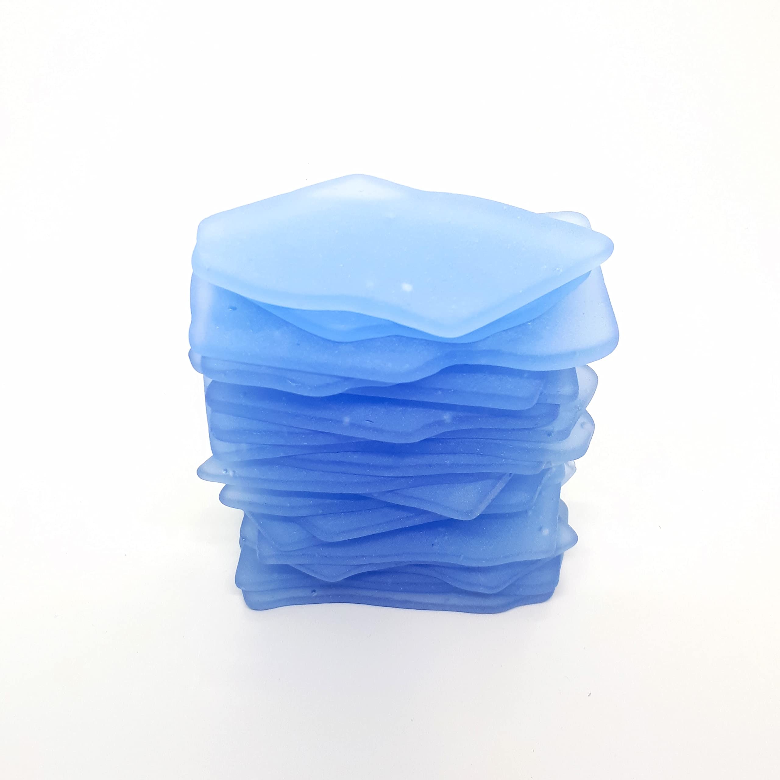 Sea glass place cards 3 inches or longer machine tumbled