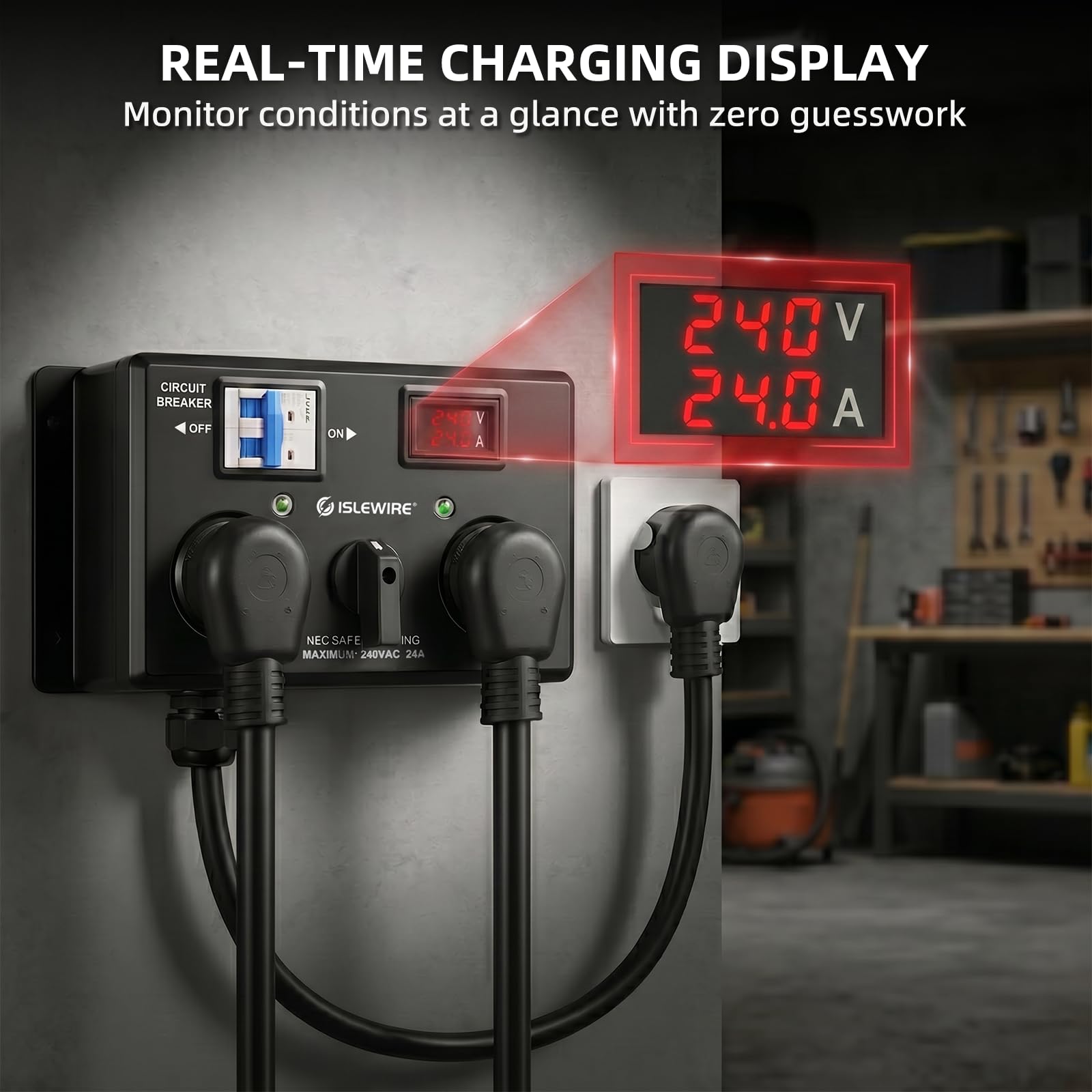 ETL listed islewire dryer EV charging switch product image
