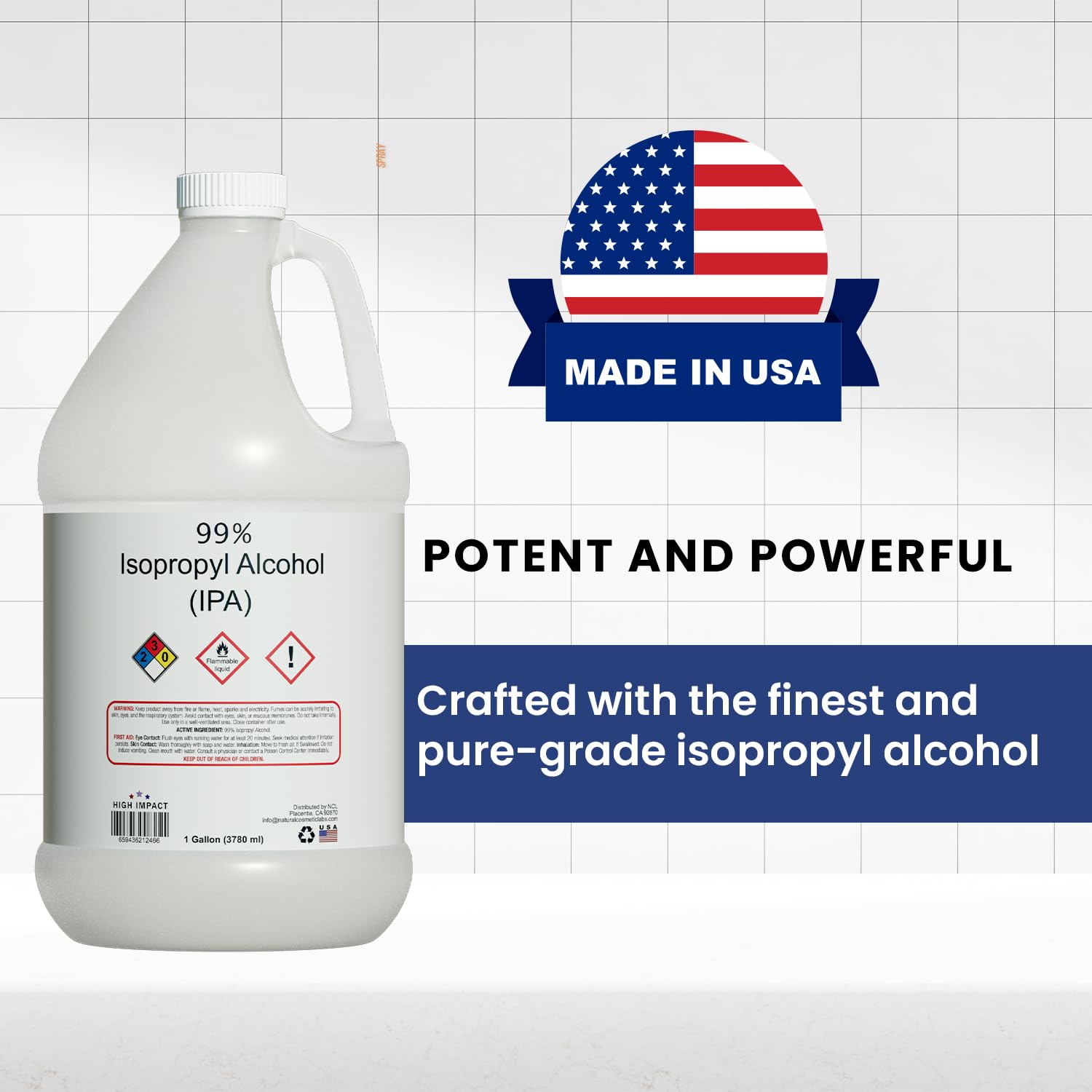 Pure IPA 99% concentration container
