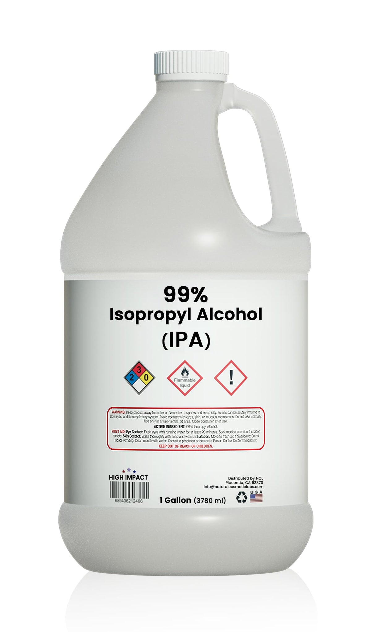99% Isopropyl Alcohol IPA 128 fl oz bottle