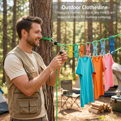2-piece ISQ clothesline set with storage bags