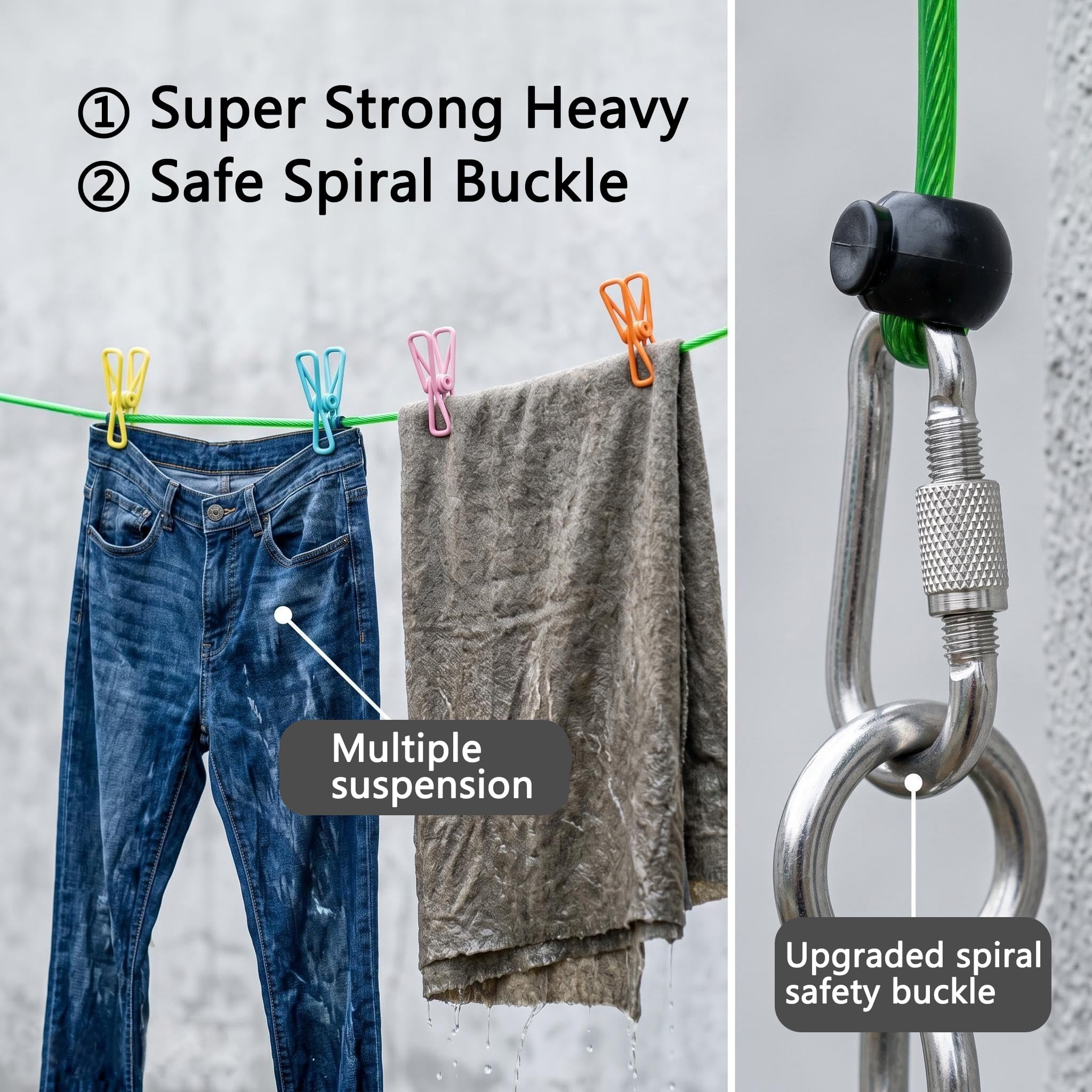 Versatile camping RV and indoor clothesline