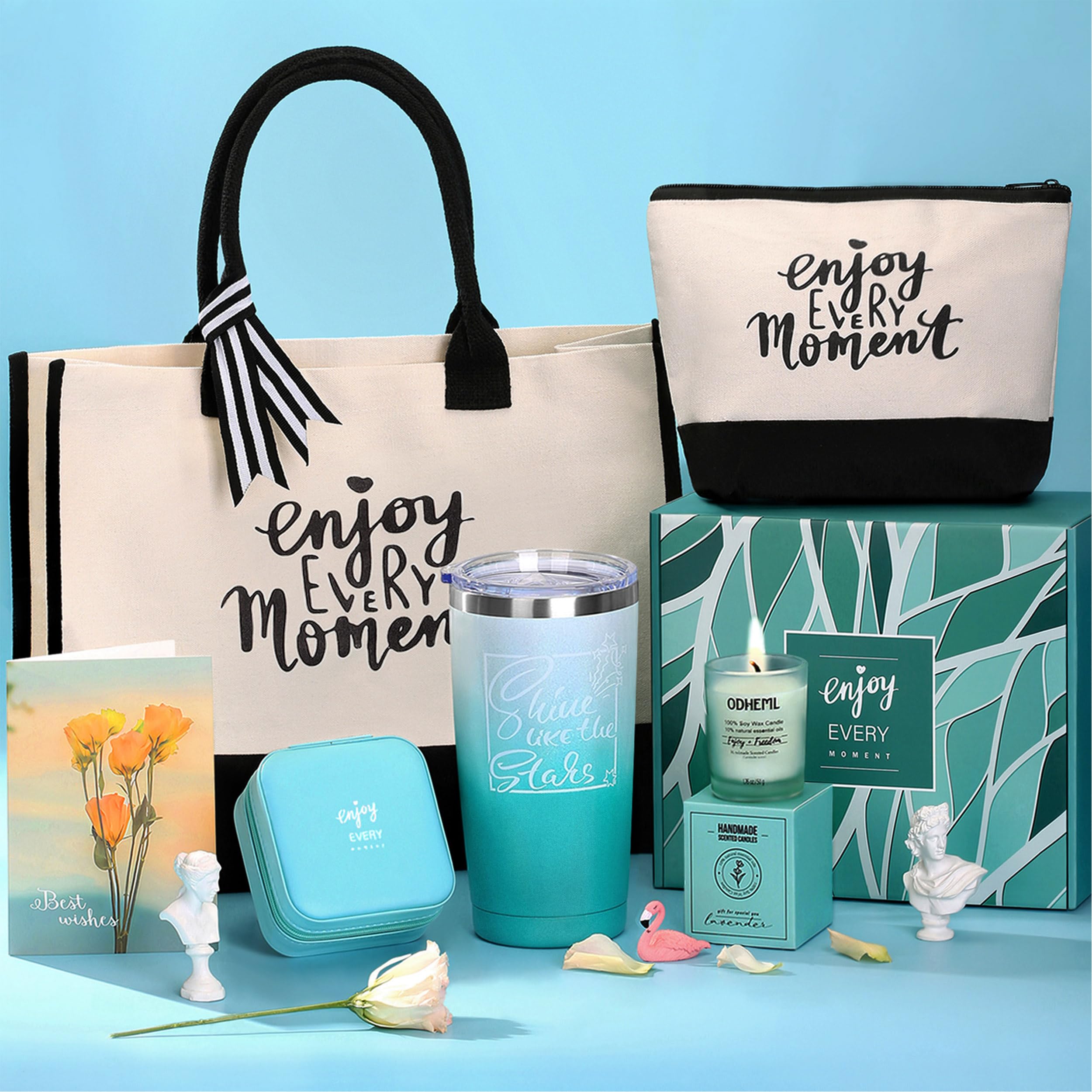 Birthday gifts for women and mom concept