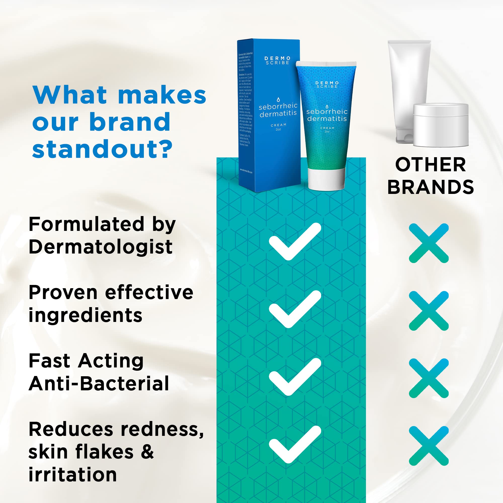 Dermoscribe dermatitis cream for itchy skin and eczema on skin