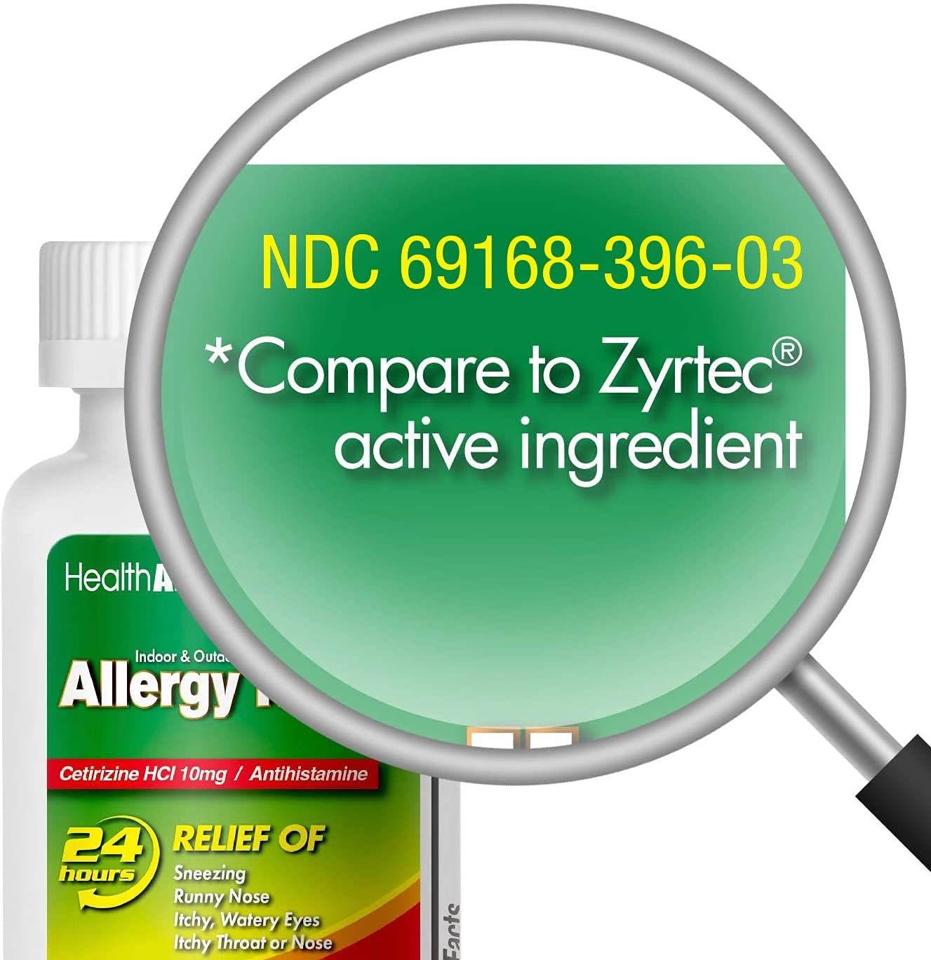 HealthA2Z allergy relief for itchy throat sneezing