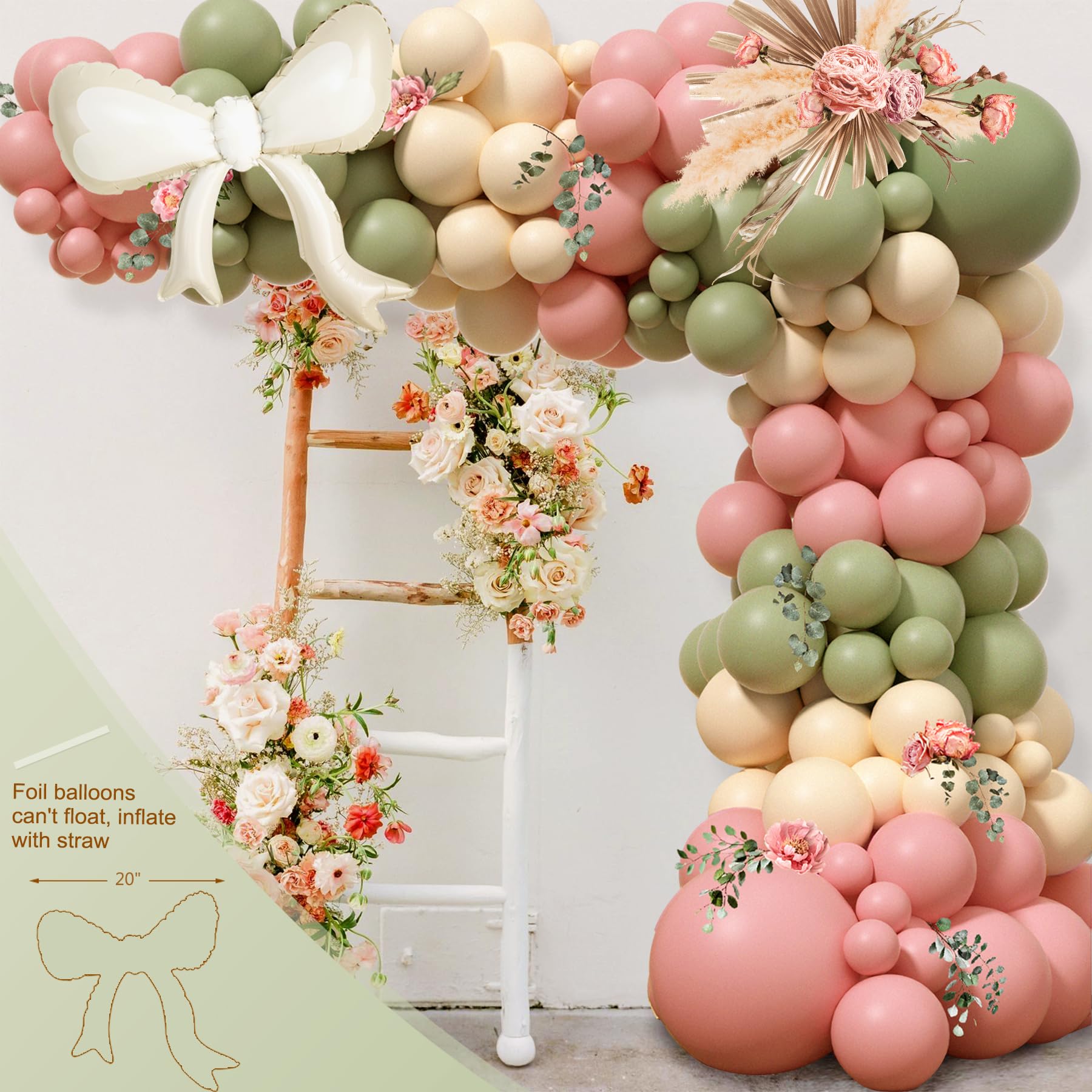 Step-by-step instructions for assembling the garland