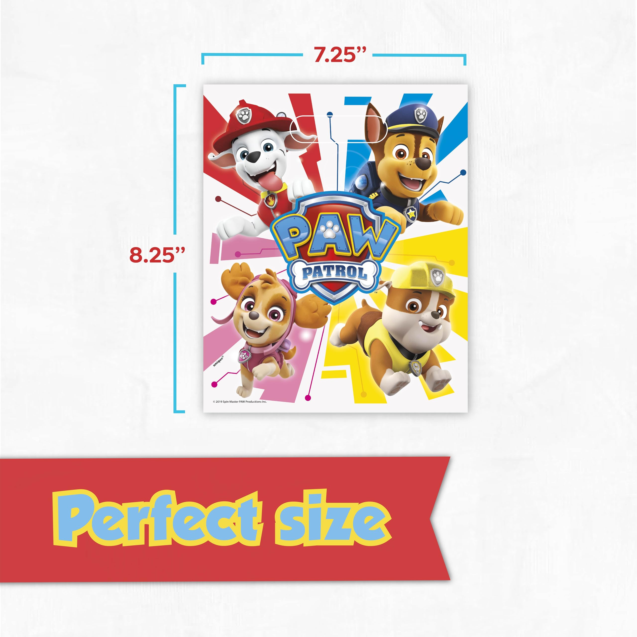 Officially licensed Paw Patrol collection by Unique