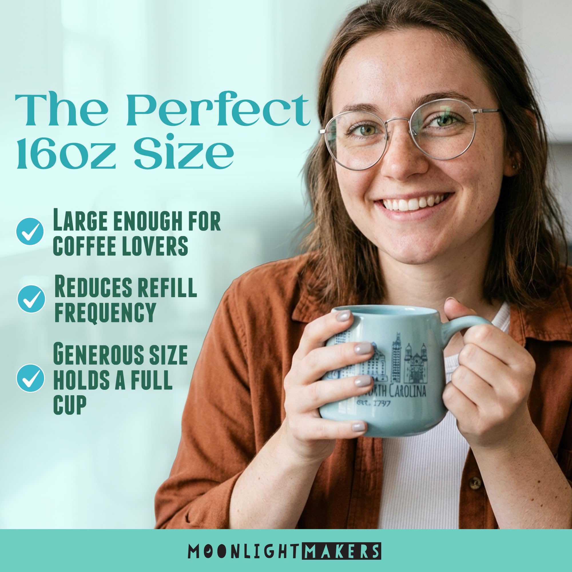 Its Way Too Peopley Outside 16oz coffee mug by Moonlight Makers