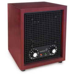 Ivation ozone generator air purifier with cherry wood exterior