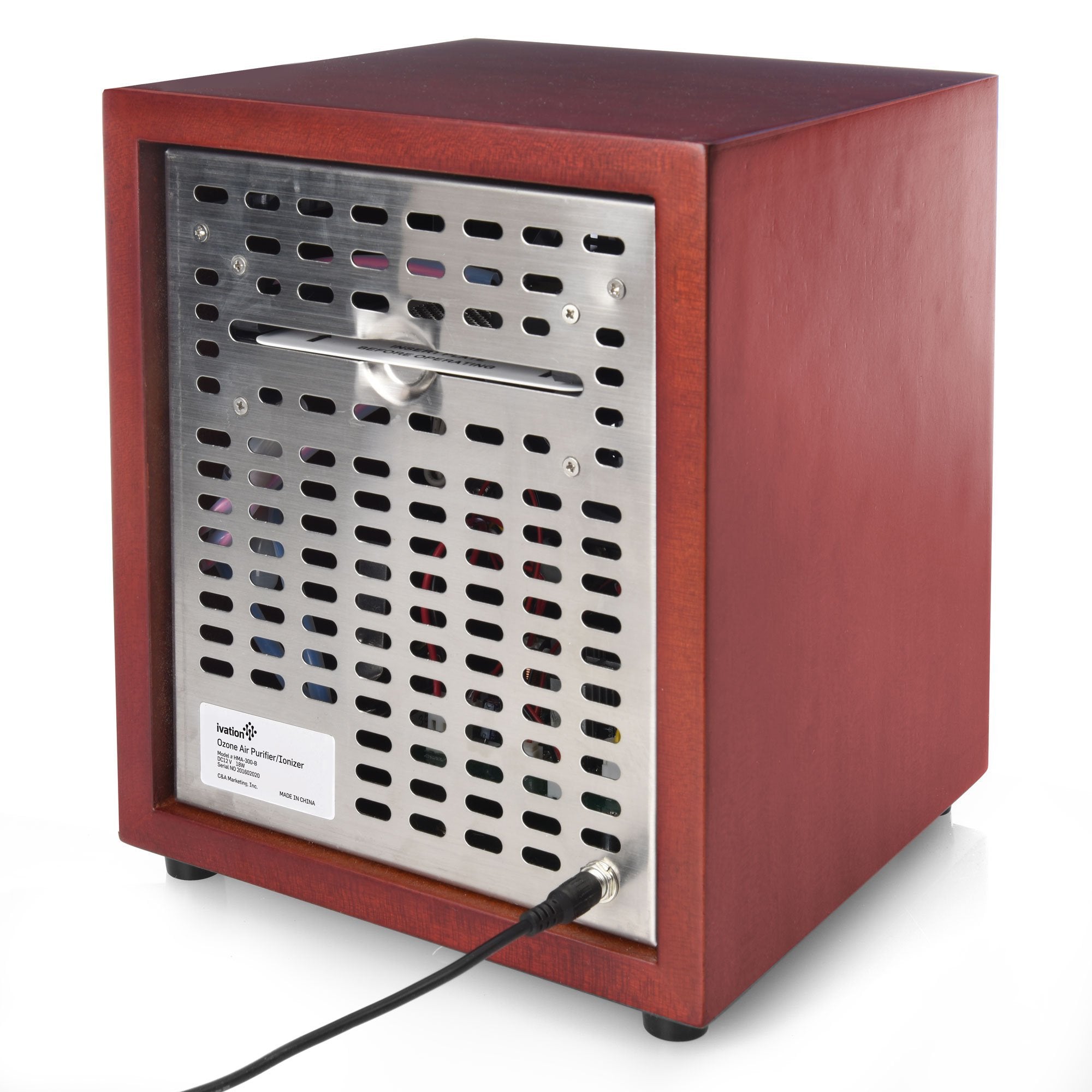 Ivation ozone generator air purifier 3500 sq ft coverage