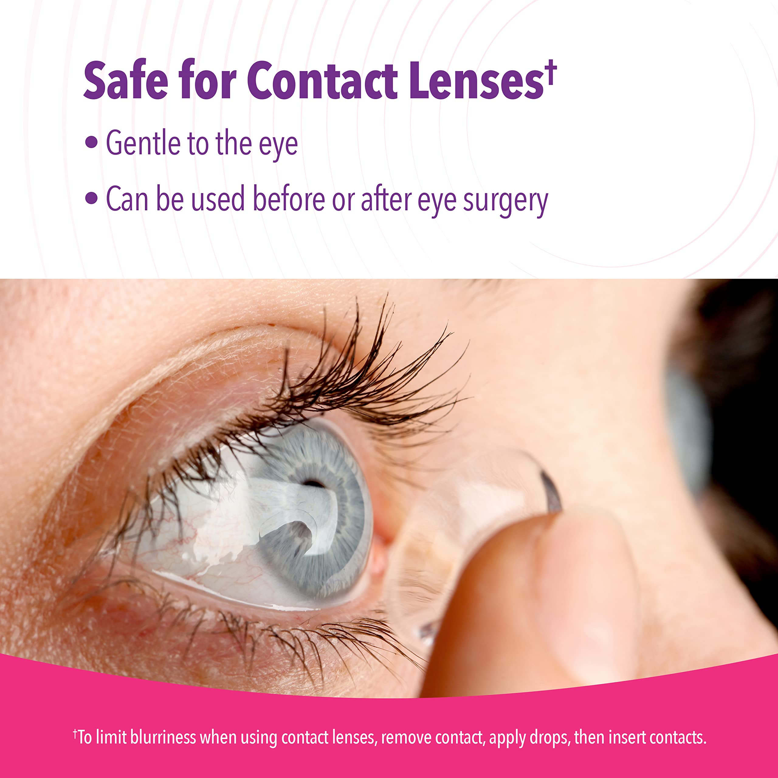 iVIZIA eye drops for pre or post-surgery use