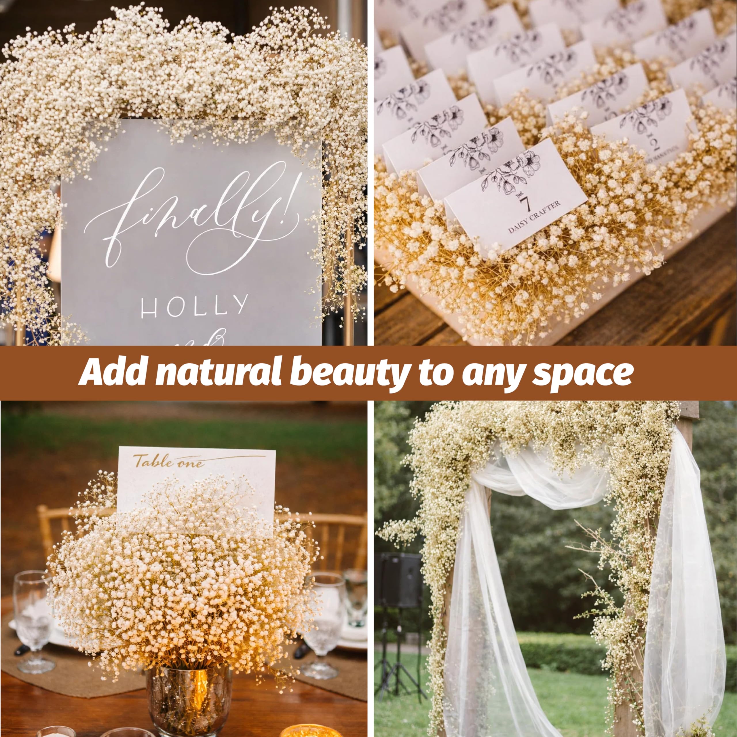 Two boxes included with two bunches each for DIY arrangements
