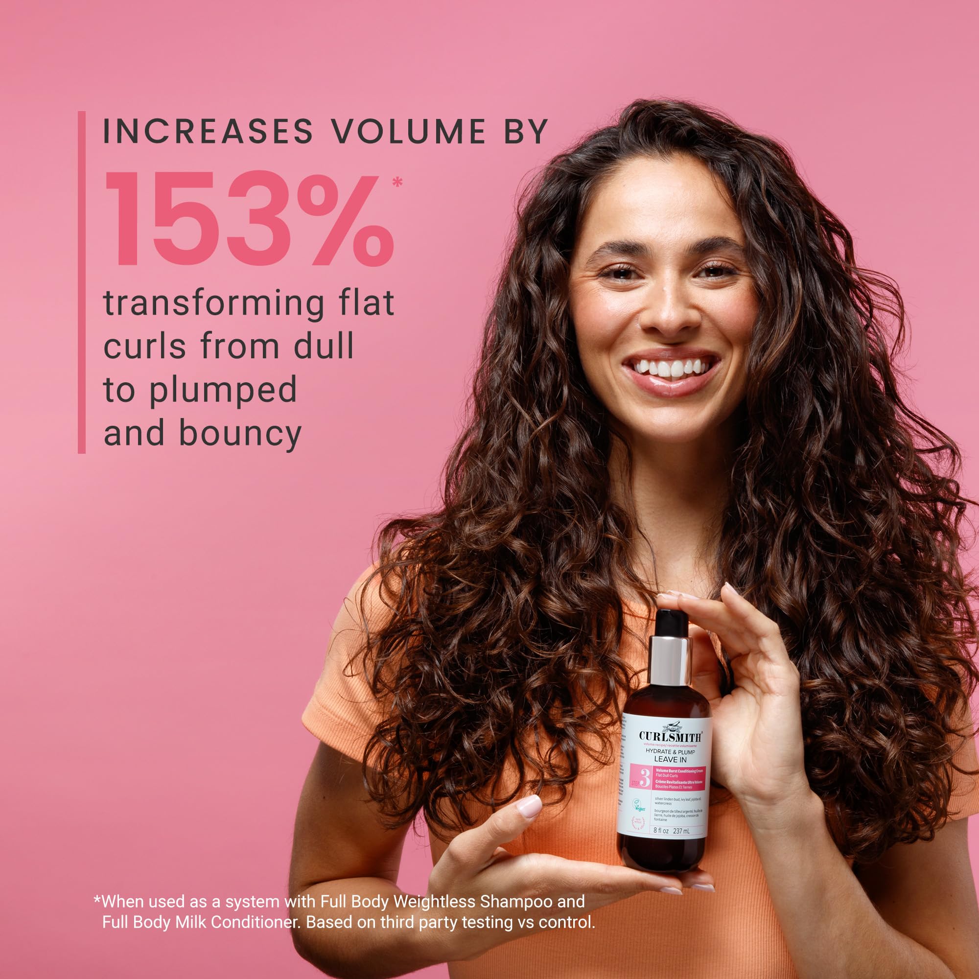 Color safe formula Curlsmith leave in conditioner for curls