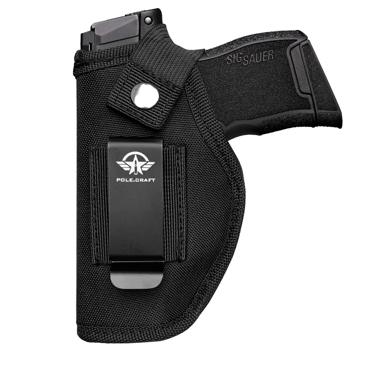 IWB OWB gun holster for Ruger LCP 380 in black