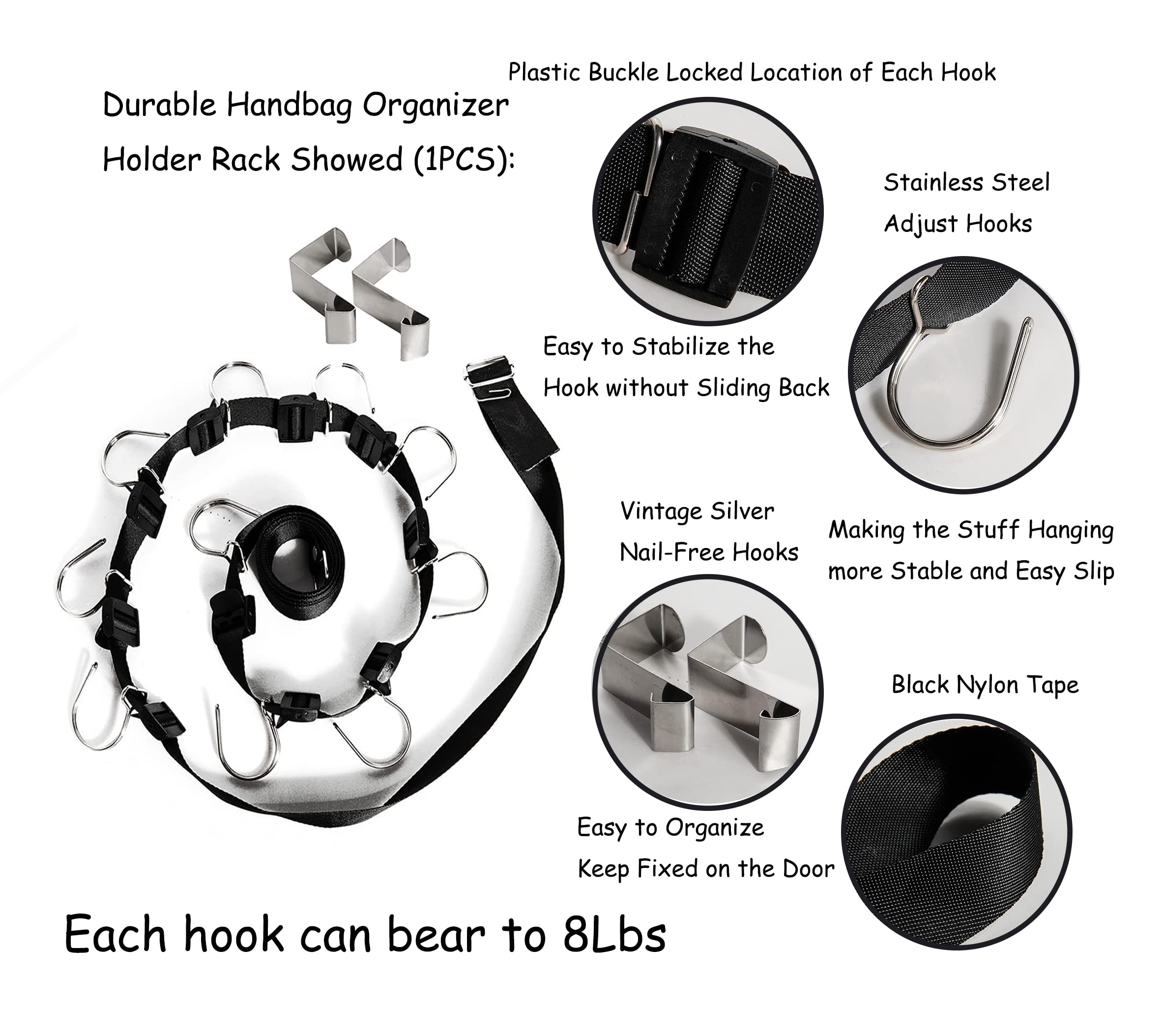 IZUS 2-pack bag organizer image 9