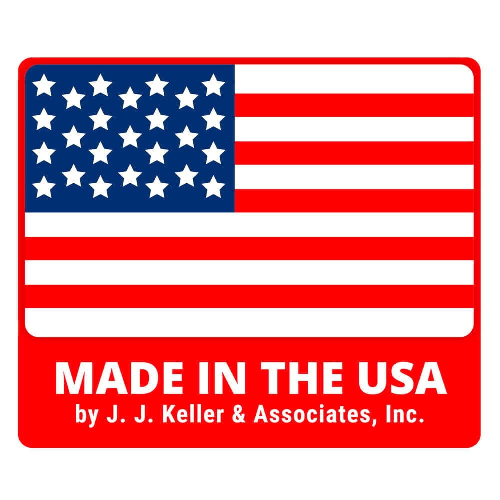 Made in the USA J. J. Keller annual vehicle inspection label set