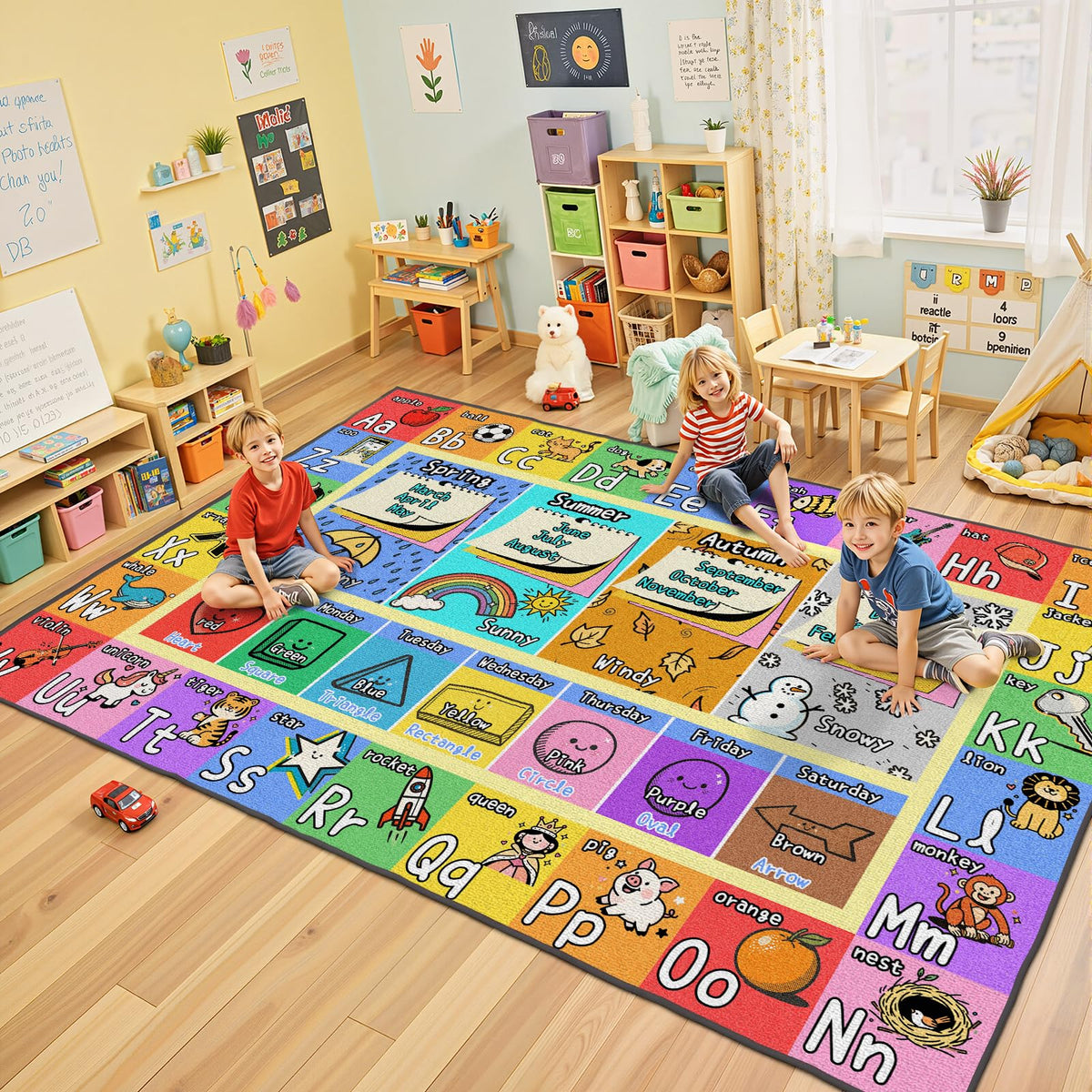 J Rombol elementary 8x10 classroom rug for playroom