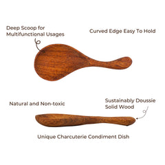 Daisy design condiment spoon for kitchen and dining use