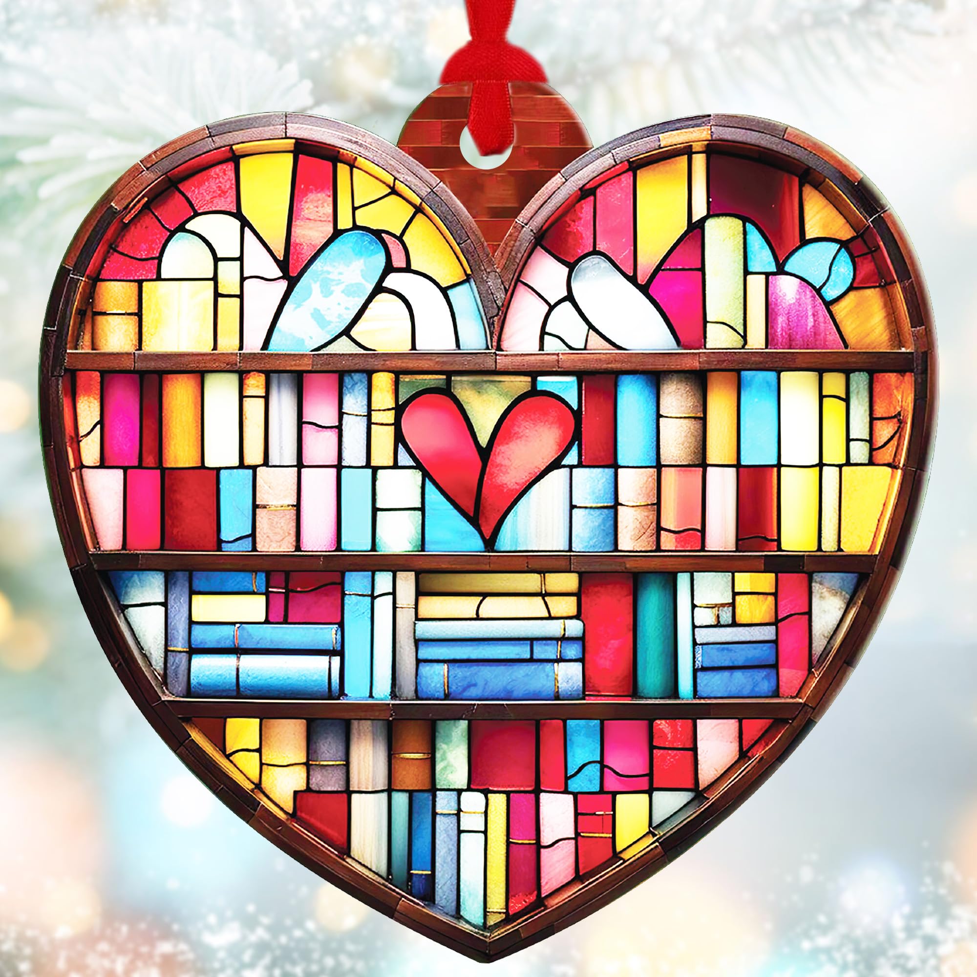 Book lover gift for women window display