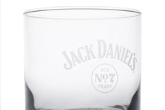 Crystal-clear whiskey glass by Jack Daniel's 11 oz