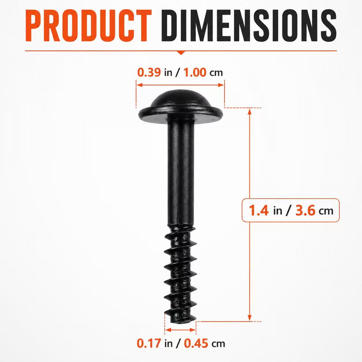 Direct OEM fit BAS01004 screws for Jaguar Range Rover