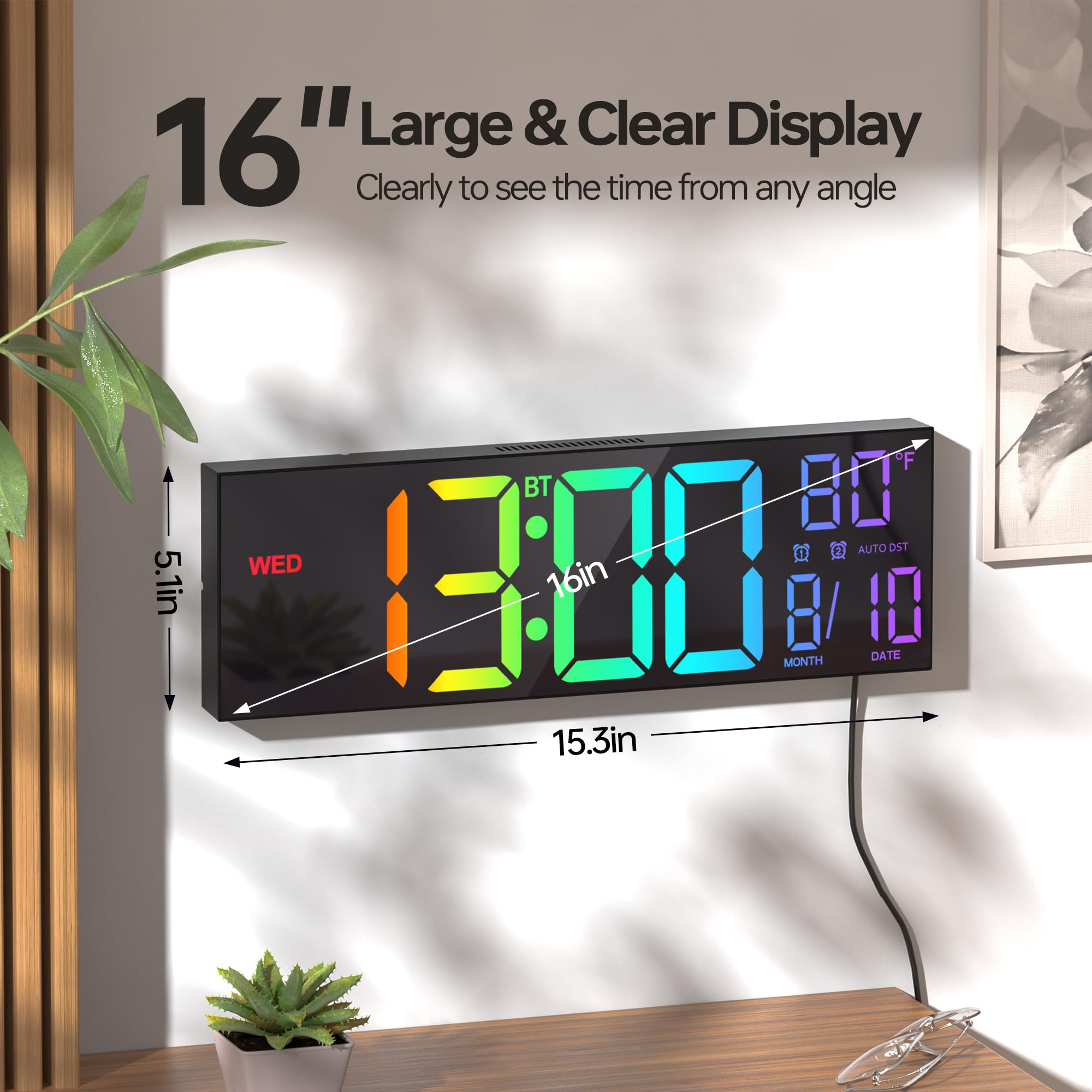Bluetooth time sync with smartphone on JALL clock