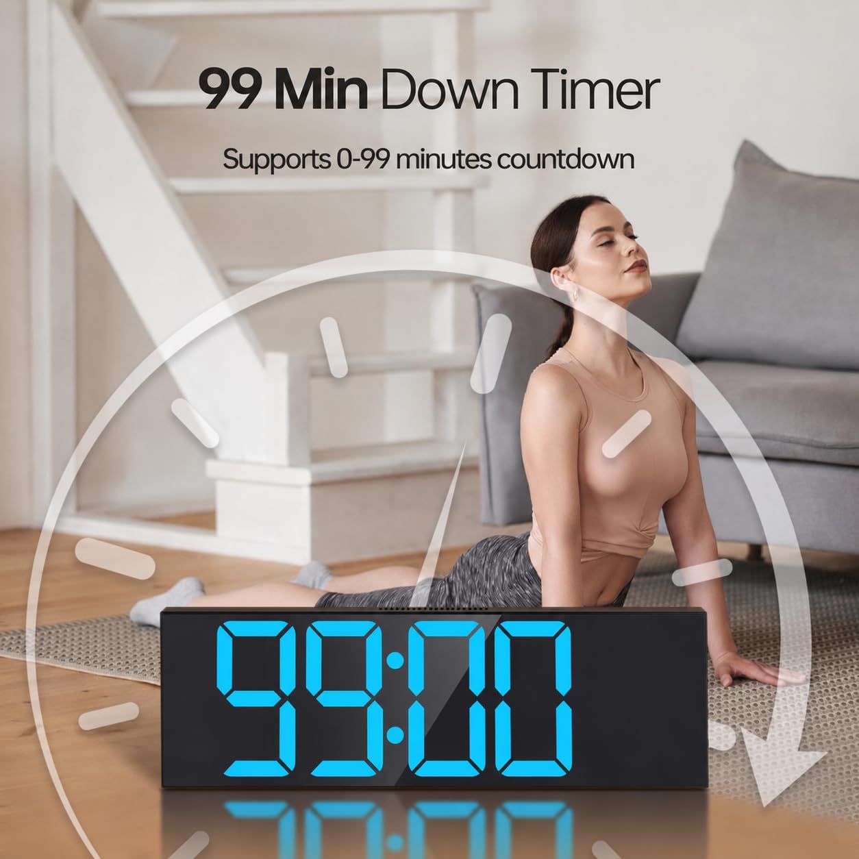 Temperature display option on JALL clock