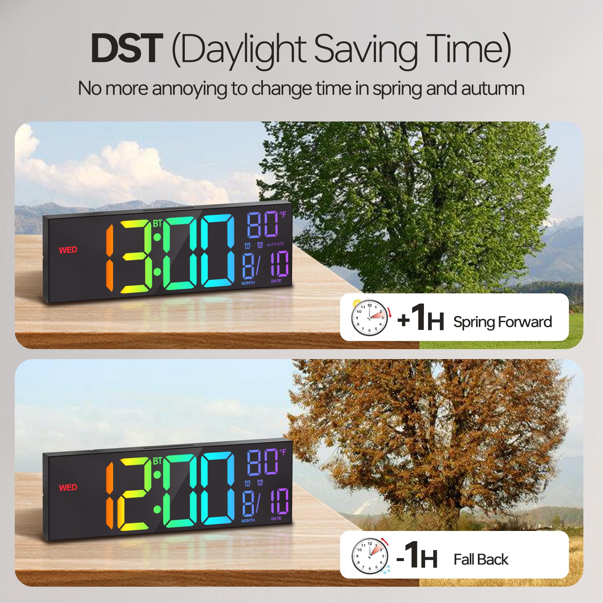 5V 2A adapter with memory backup for JALL clock