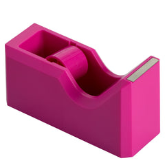 Pink JAM PAPER tape dispenser weighted rubber base underside