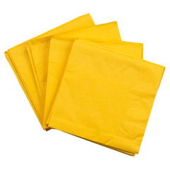 JAM PAPER Yellow napkins 6 1/2 x 6 1/2 inches 50 pack