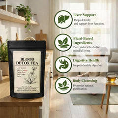 Jamaican herbal detox tea packaging