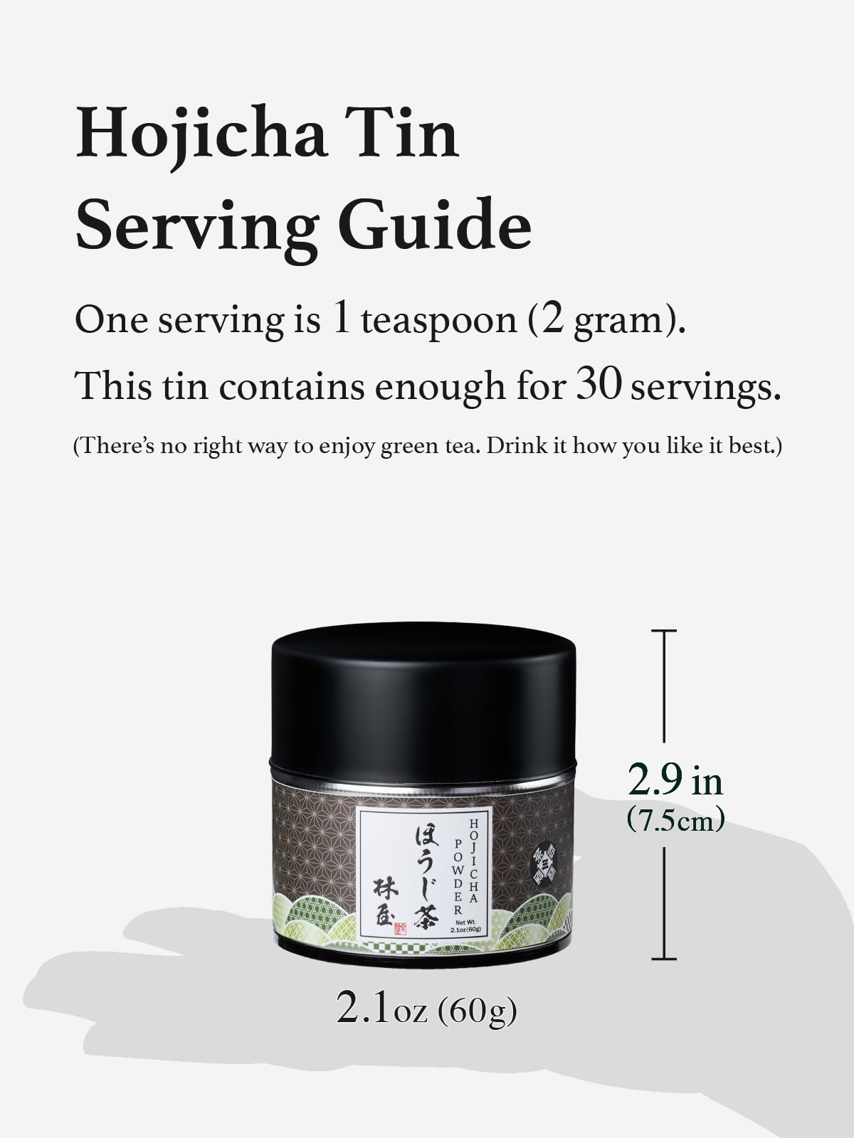 Japanese roasted green tea powder heritage
