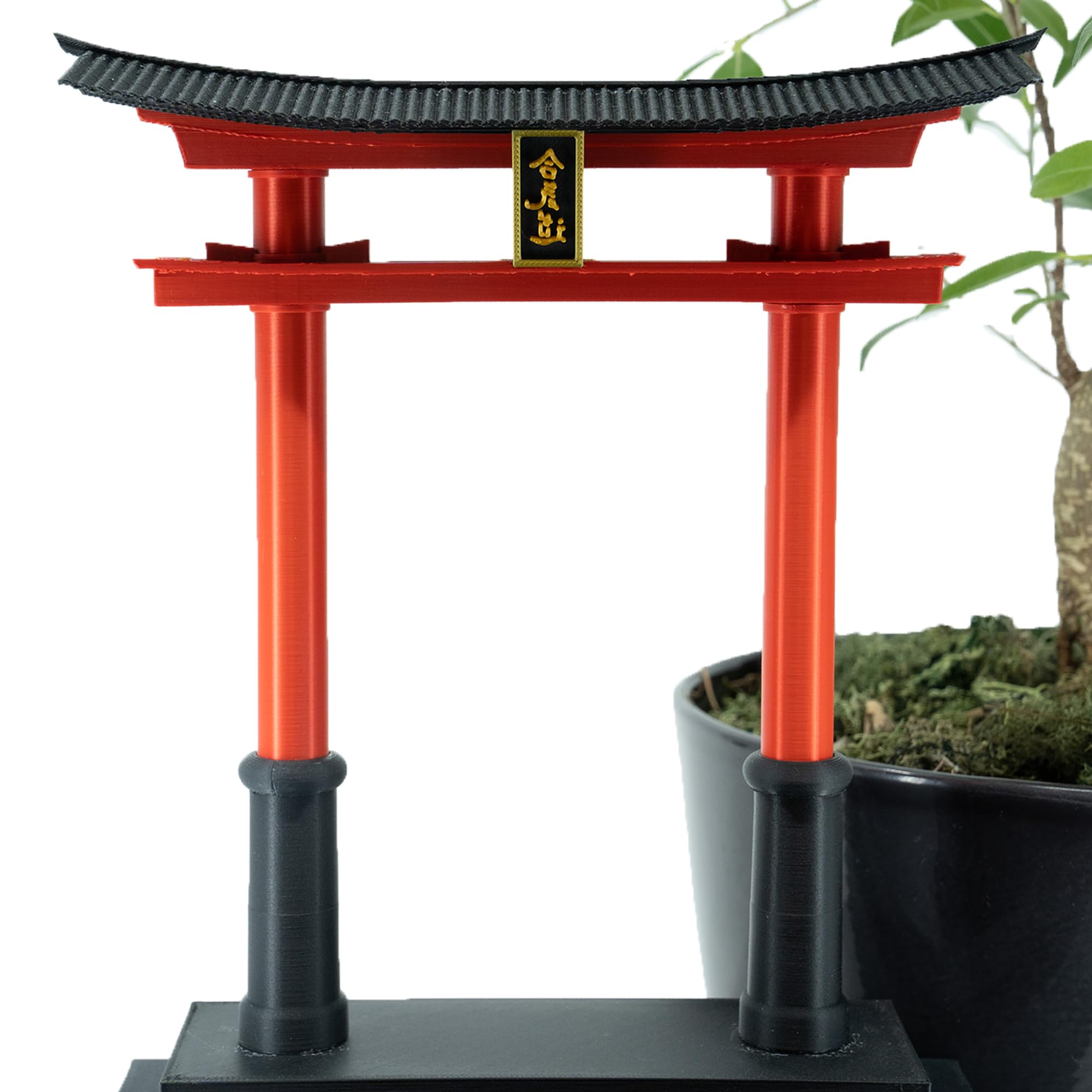 Torii Gate statue matte roof texture with traditional style