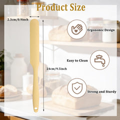 Long handle jar spatula reaching into narrow jars