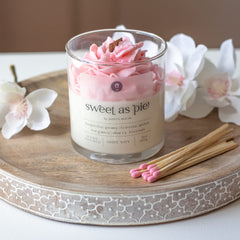 Sweet as Pie Jarful House floral candle notes Cherry Blossom Magnolia Peony