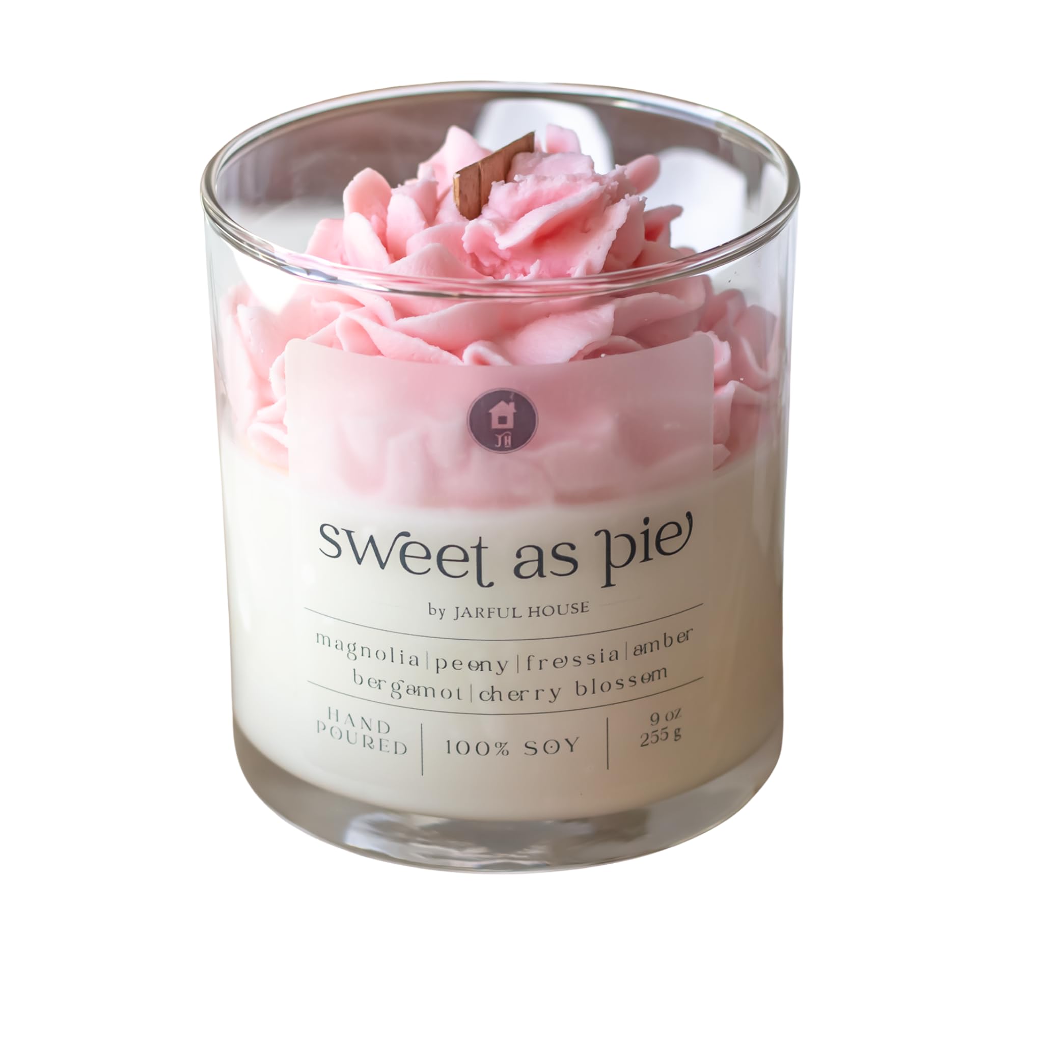 Jarful House Sweet as Pie dessert candle 9 oz jar