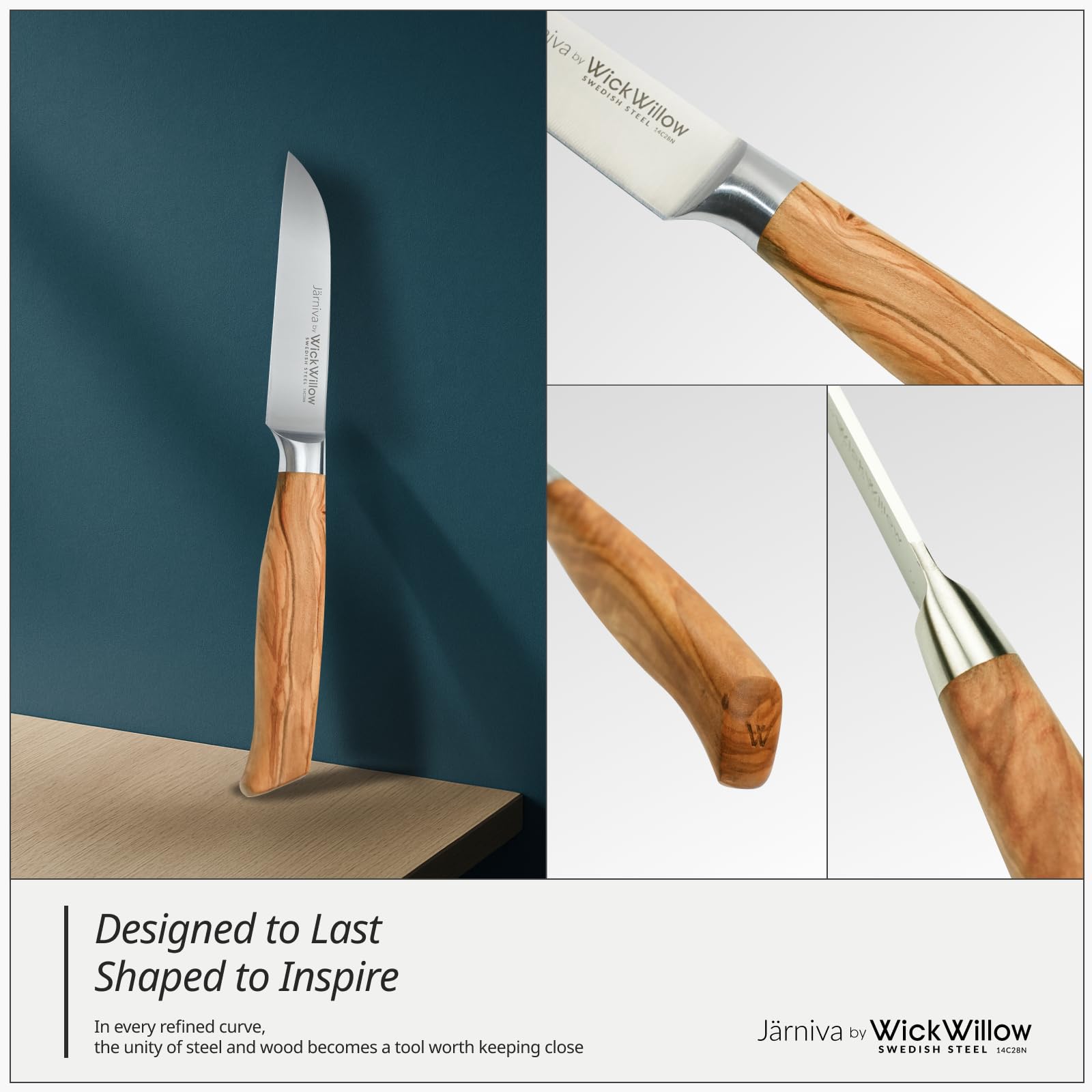 Jarniva fruit and vegetable prep paring knife