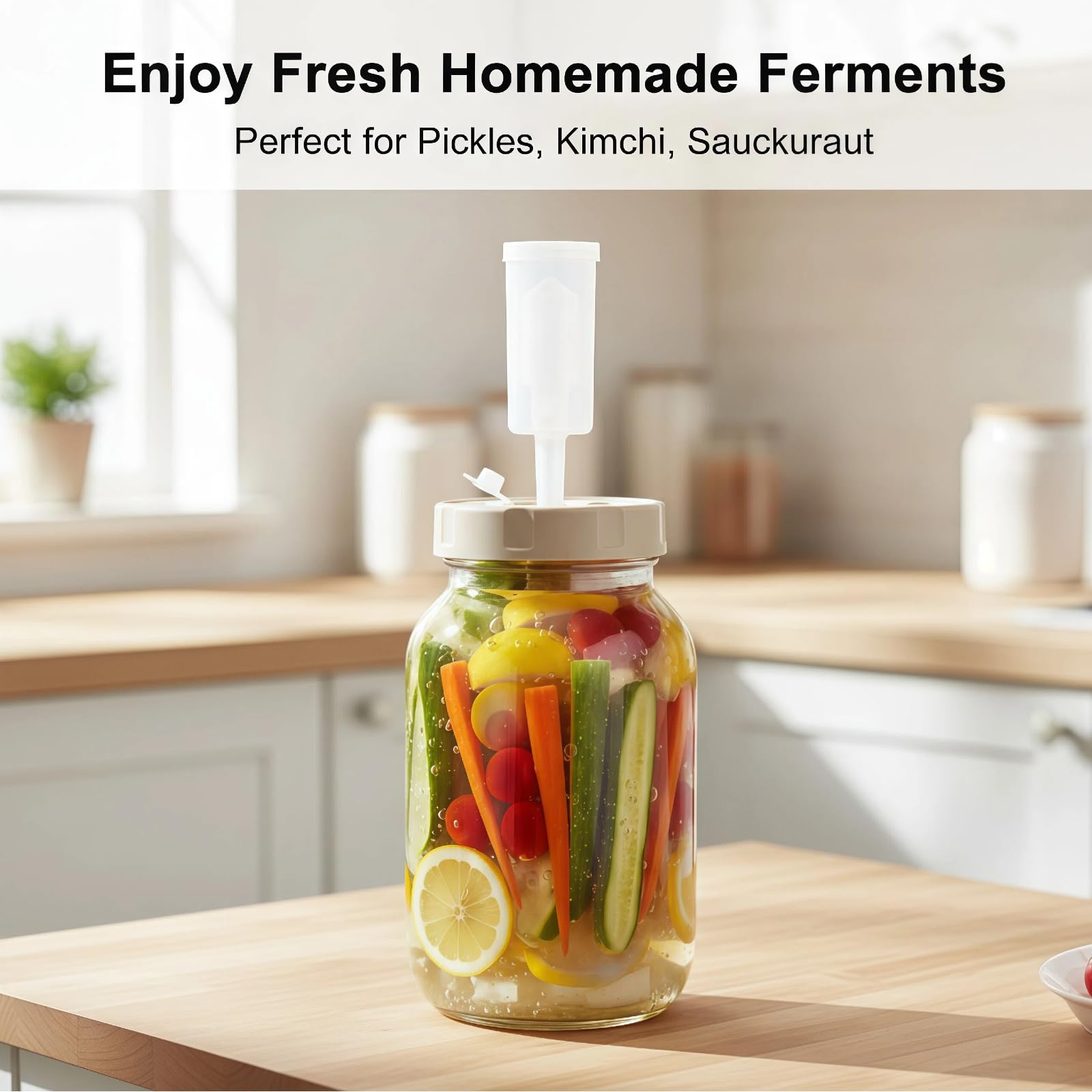 jars not included with fermentation kit