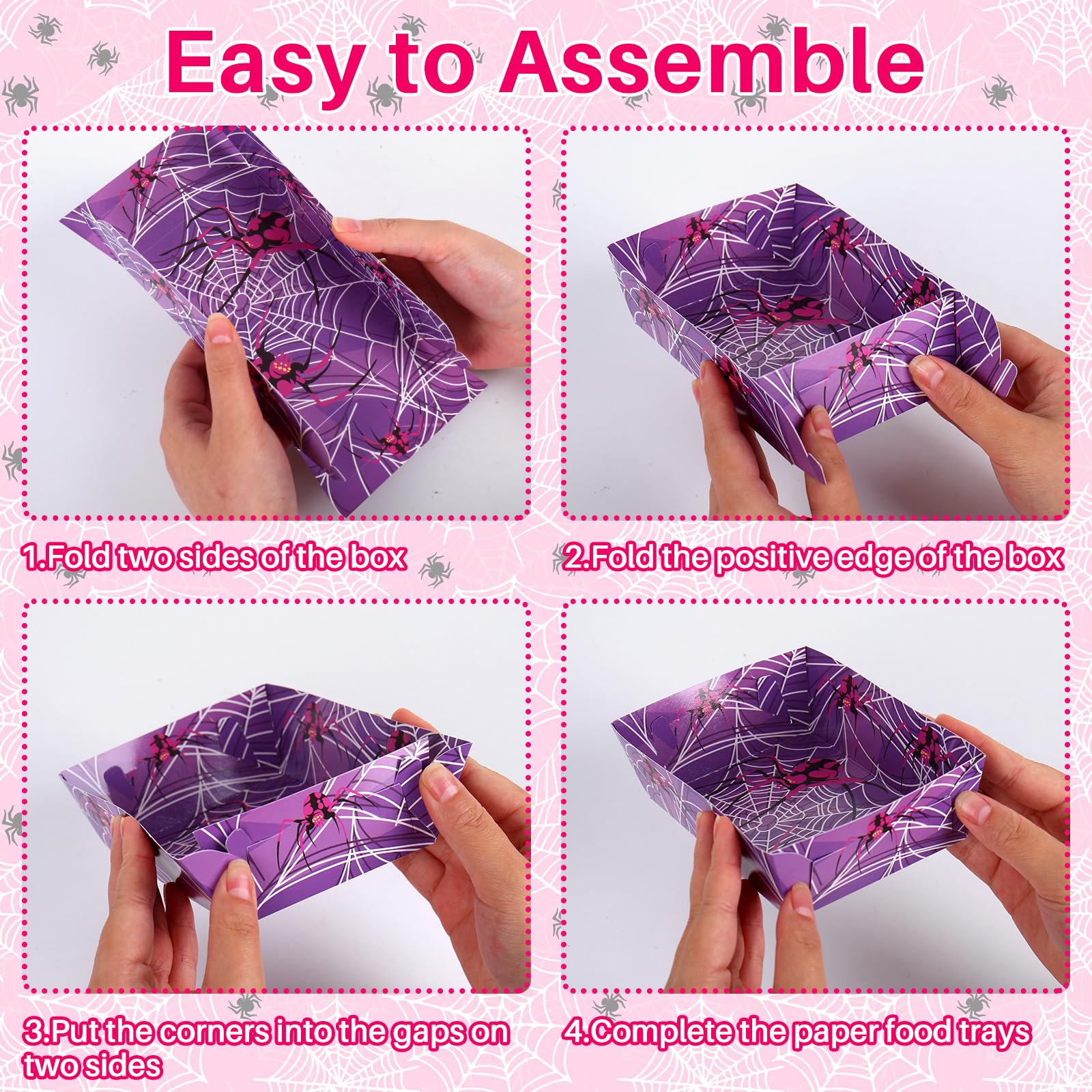 Disposable premium paper serving trays grease resistant