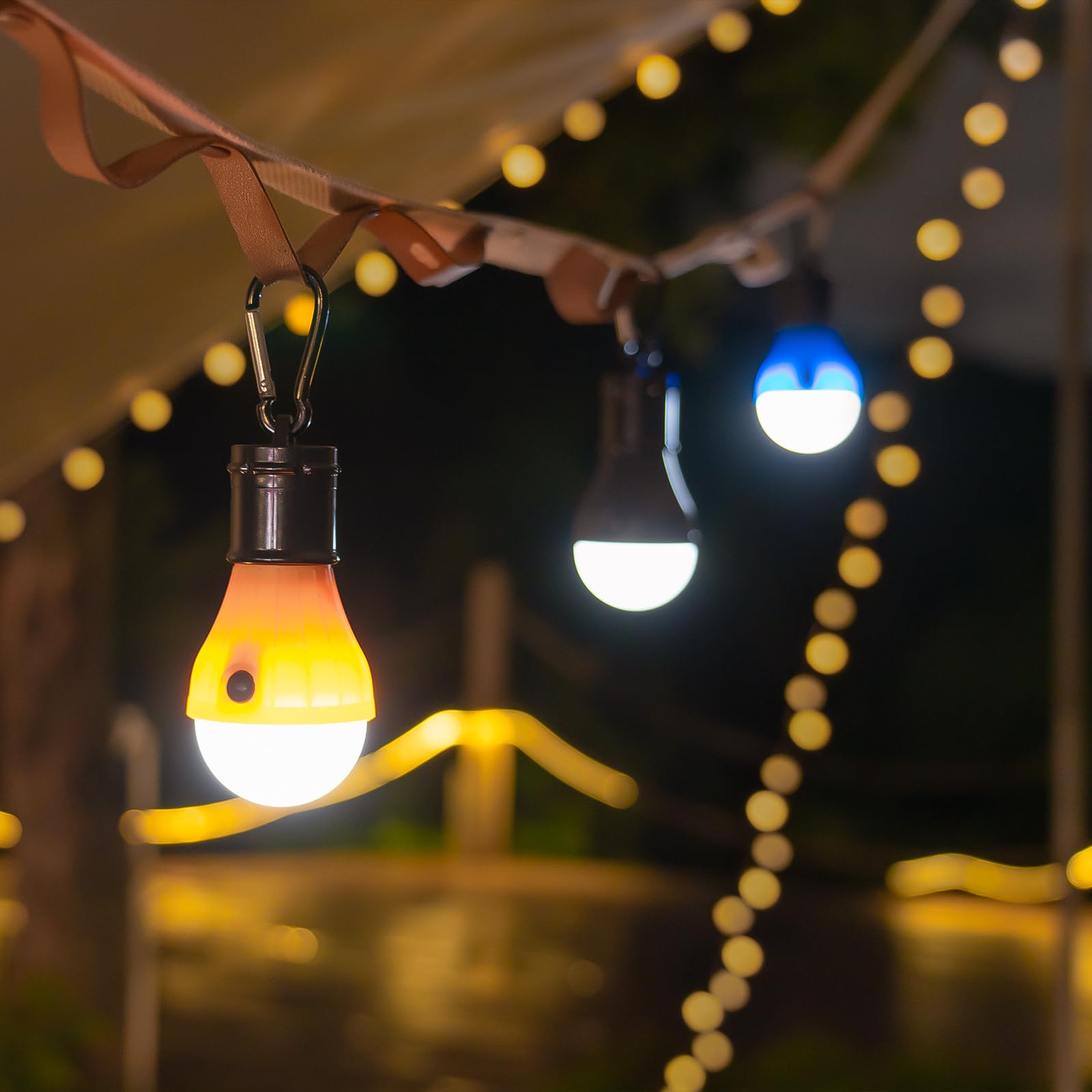Tent light features a 4 in hanging hook