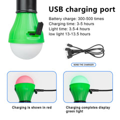 USB charging cable charges two lights at once