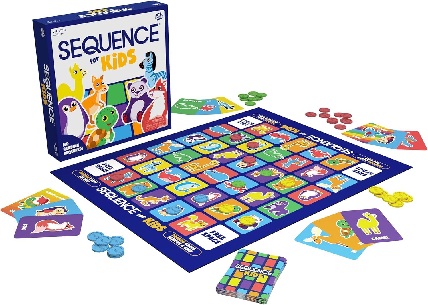 Jax SEQUENCE for Kids colorful chips for players