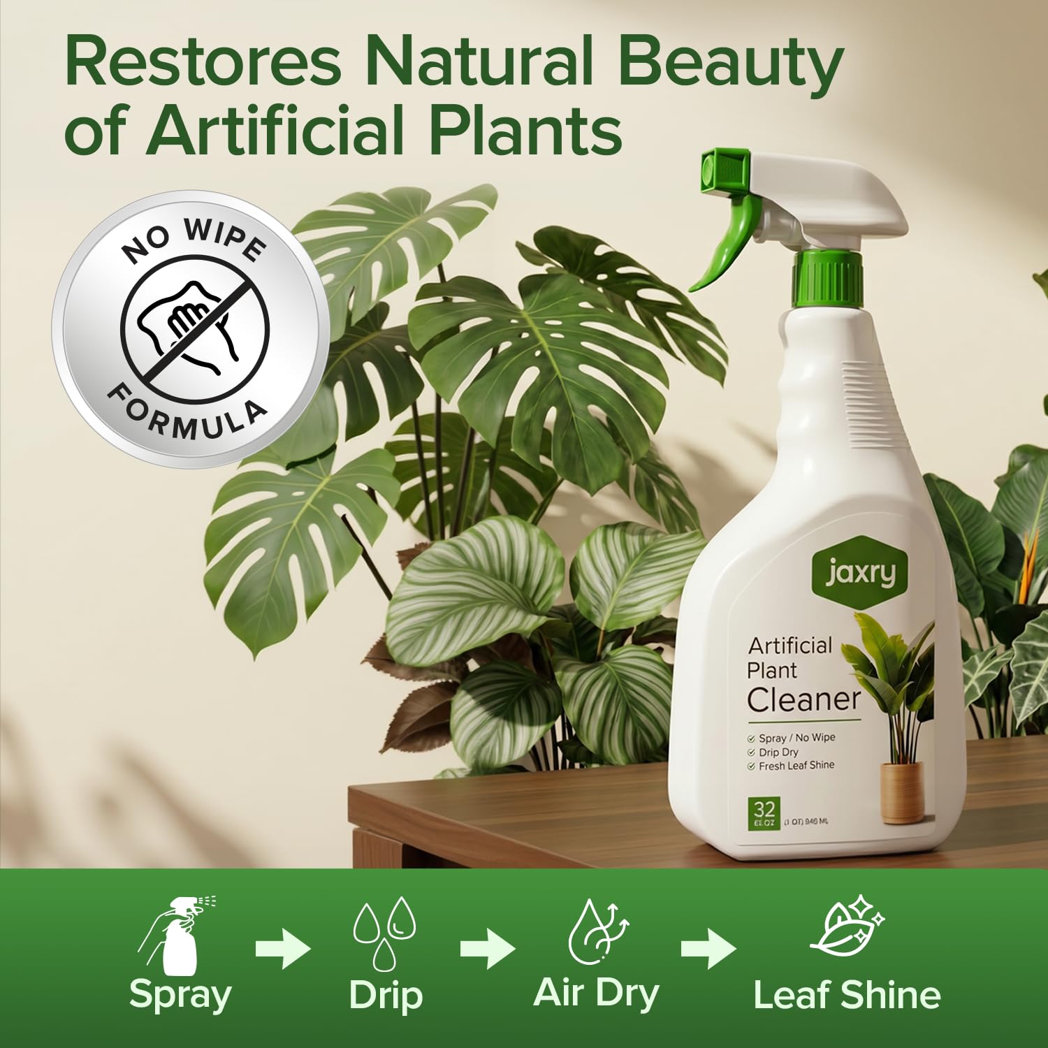 Artificial plants cleaner spray by Jaxry on faux greenery