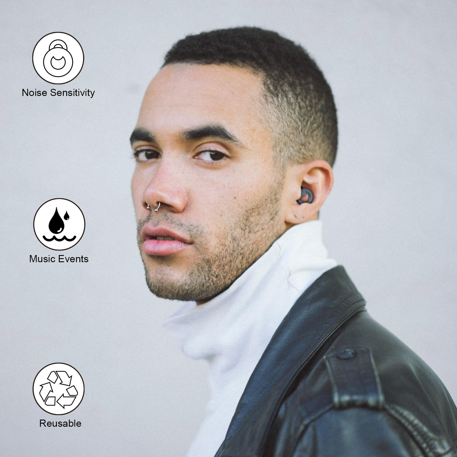 Clear hearing with protection from loud environments