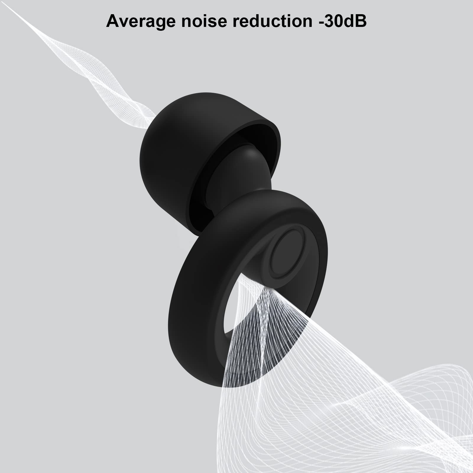 Soft silicone tips with plastic profile for comfort