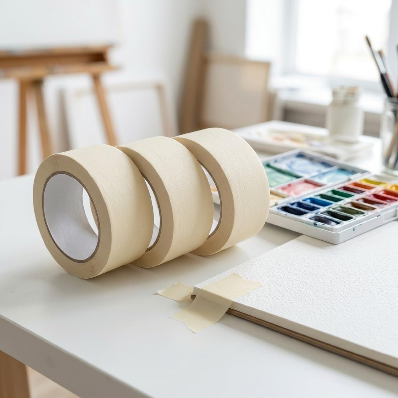 DIY masking tape packaging four rolls by JayJayup