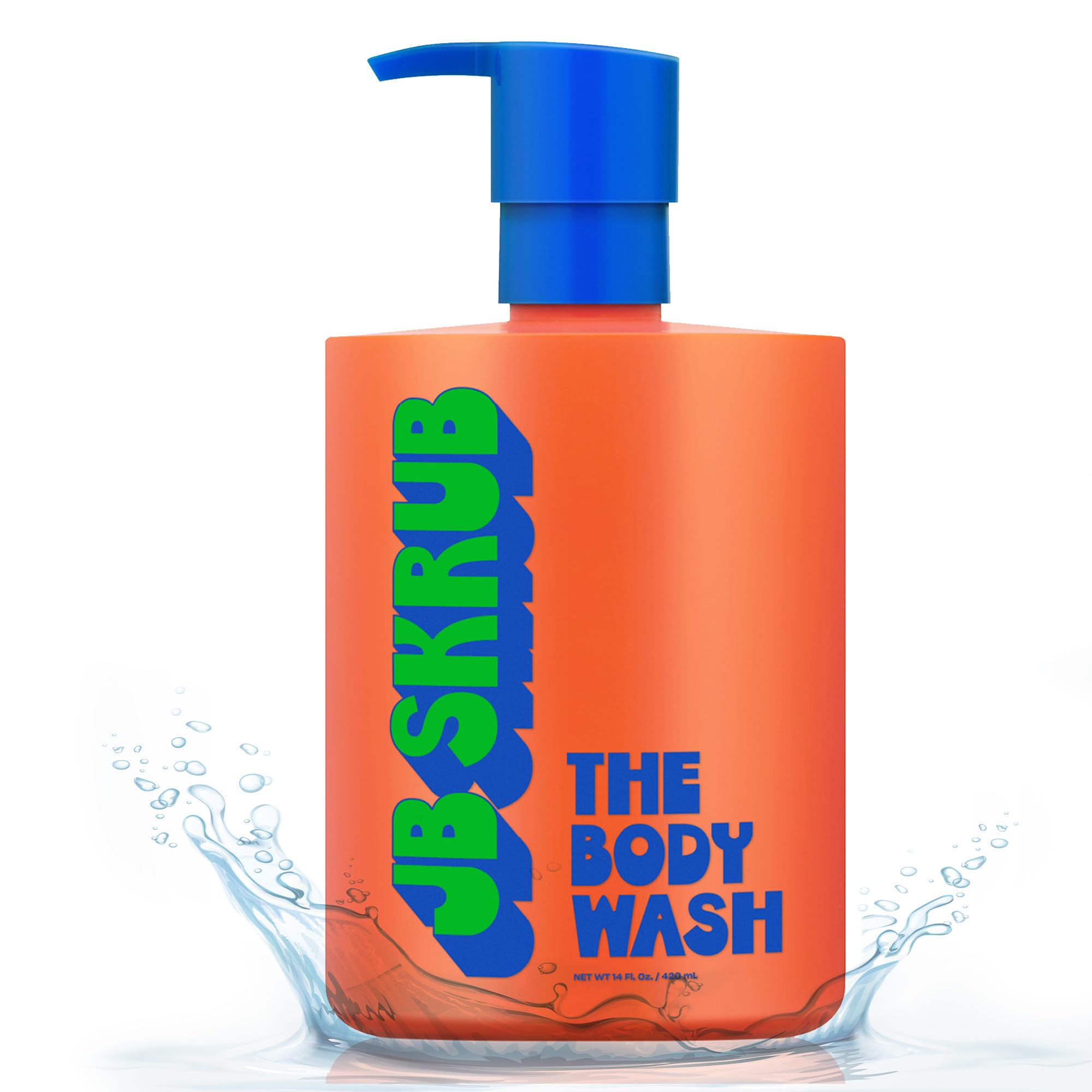 JB SKRUB Body Wash bottle for teens and tweens