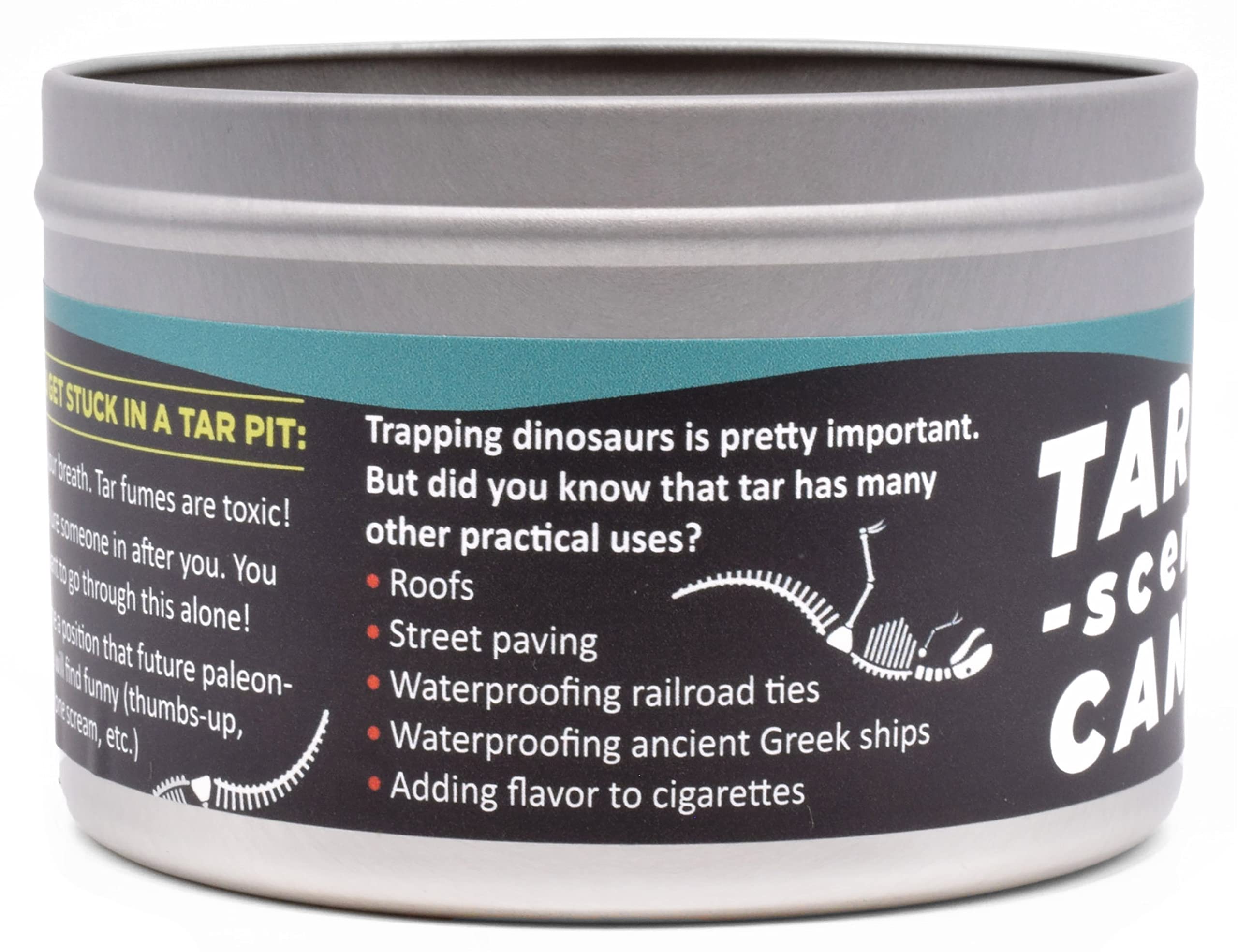 Hand-poured tar pit candle by JD and Kate Industries
