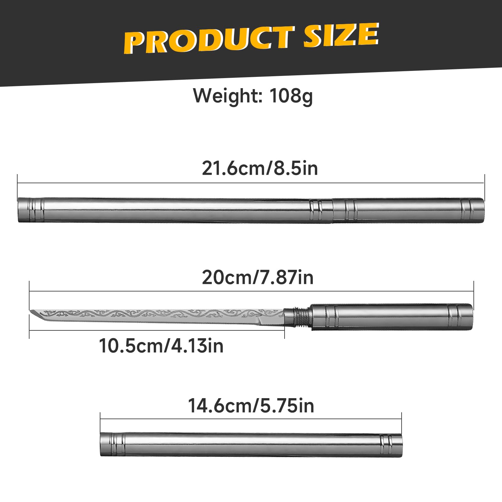 Portable outdoor fruit knife with protective sheath