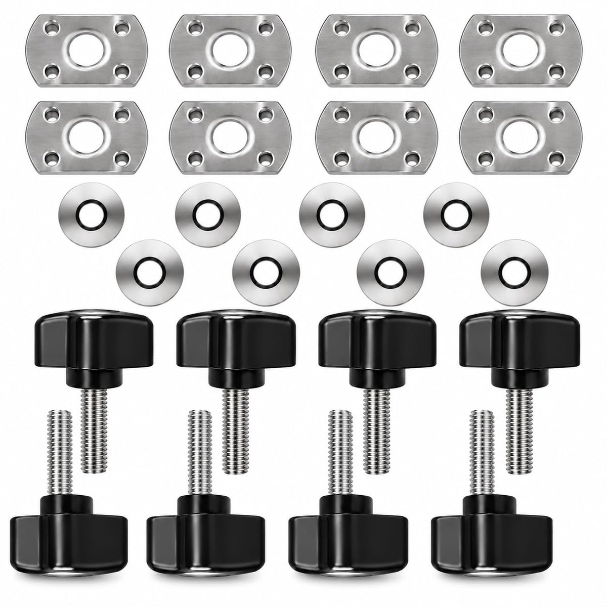 Jeep Wrangler hard top thumb screws kit with 8 screws